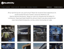 Tablet Screenshot of healthcity.nl